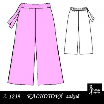 Kalhotová sukně Adéla