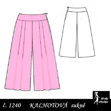 Kalhotová sukně Adléta