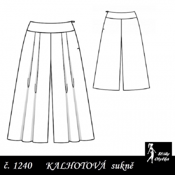 Kalhotová sukně Adléta