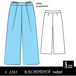 Kalhotová sukně Adelaida