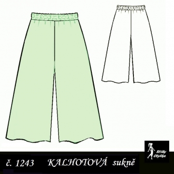 Kalhotová sukně Adélka