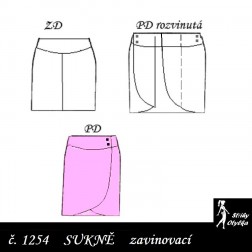 Zavinovací sukně, Olinka