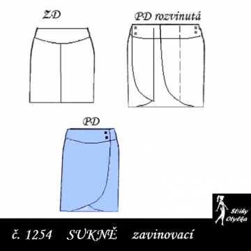 Zavinovací sukně, Olinka