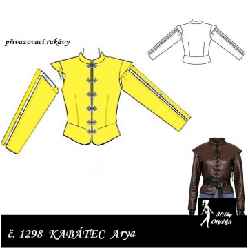 Kabátec cosplay Arya