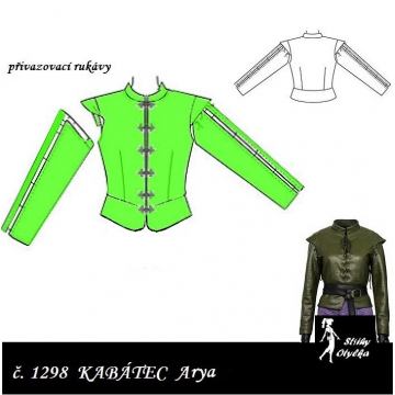 Kabátec cosplay Arya