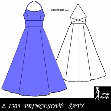 Princesové šaty Adina