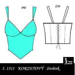 Korzetový živůtek Elektra