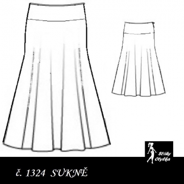 Sukně zvonová Libuše