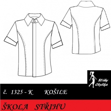 Škola střihu -  KOŠILE princesová Miranda / Milan