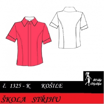 Škola střihu -  KOŠILE princesová Miranda / Milan