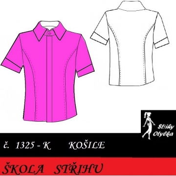 Škola střihu -  KOŠILE princesová Miranda / Milan