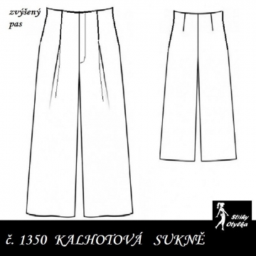 Kalhotová sukně Otýlie
