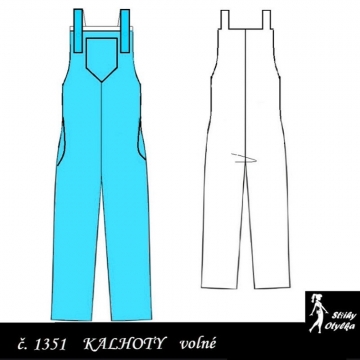 Kalhoty s laclem Karina