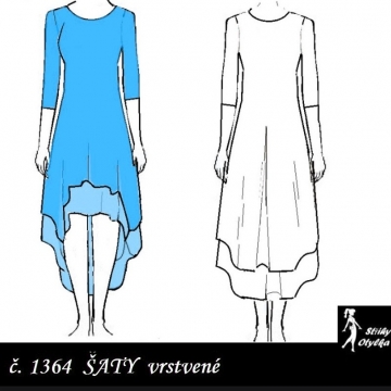 Šaty vrstvené Dorota