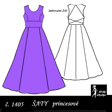 Princesové šaty Karla