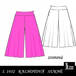 Kalhotová sukně Renáta