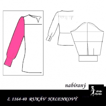 RUKÁV nabíraný: HALENKOVÝ 