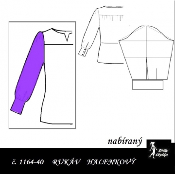RUKÁV nabíraný: HALENKOVÝ 