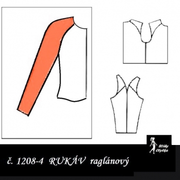 RUKÁV raglánový: HALENKOVÝ, šatový 