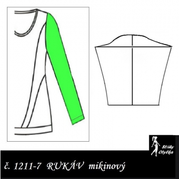 RUKÁV jednodílný: MIKINOVÝ