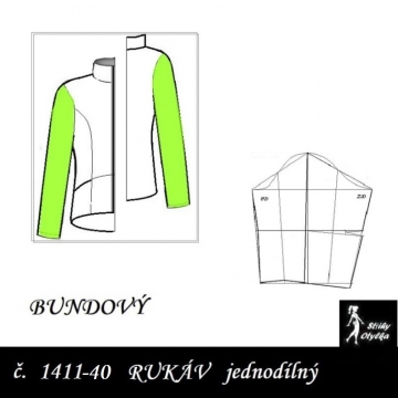 DLOUHÝ RUKÁV jednodílný: BUNDOVÝ
