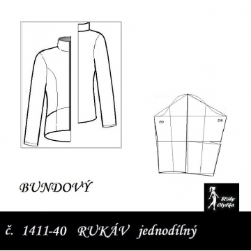 DLOUHÝ RUKÁV jednodílný: BUNDOVÝ