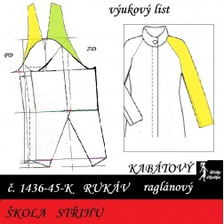 Škola střihu - RUKÁV raglánový kabátový