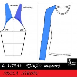 Škola střihu - RUKÁV raglánový mikinový