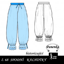Spodní kalhoty dlouhé, na panenku
