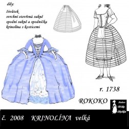 Velká krinolína Alice r. 1860