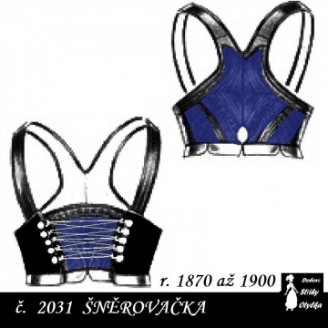 Šněrovačka Alča  r. 1870 až 1900