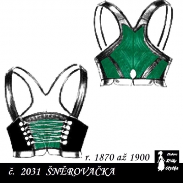 Šněrovačka Alča  r. 1870 až 1900