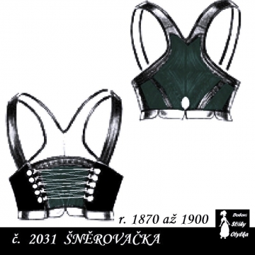 Šněrovačka Alča  r. 1870 až 1900