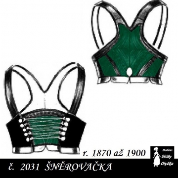 Šněrovačka Alča  r. 1870 až 1900