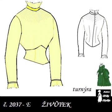 Dámský živůtek - košilka do šatů