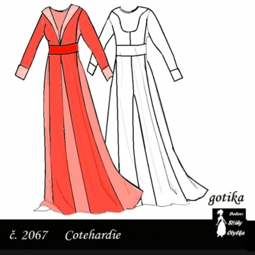 COTEHARDIE dámský svrchní oděv Barbora