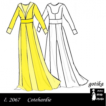 COTEHARDIE dámský svrchní oděv Barbora