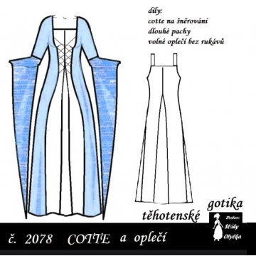 Cotte s pachy a s oplečím, Zdislava