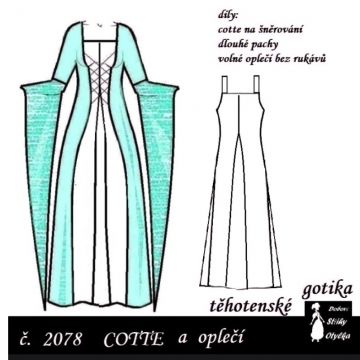 Cotte s pachy a s oplečím, Zdislava