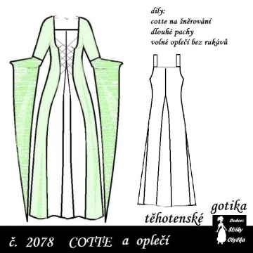 Cotte s pachy a s oplečím, Zdislava