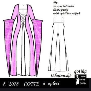 Cotte s pachy a s oplečím, Zdislava