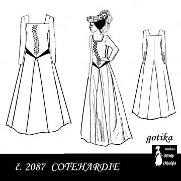 COTEHARDIE dámský svrchní oděv Zdislava