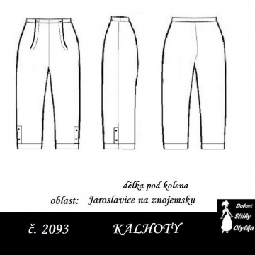 PÁNSKÉ kalhoty Jaroslavicko, Adam