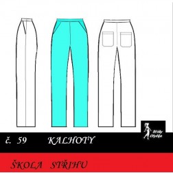 Škola střihu - KALHOTY Olina