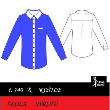 Škola střihu -  KOŠILE Metod / Tilda