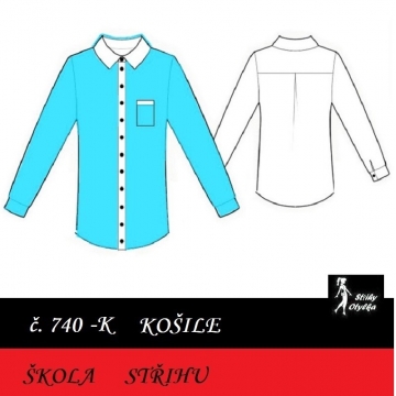 Škola střihu -  KOŠILE Metod / Tilda