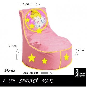 Sedací vak DĚTSKÉ KŘESÍLKO