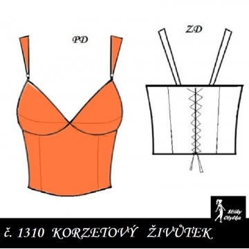 Korzetový živůtek Katarína
