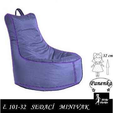 Sedací vak PRO PANENKU cca 32 cm