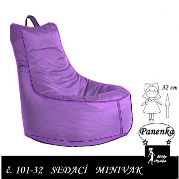 Sedací vak PRO PANENKU cca 32 cm